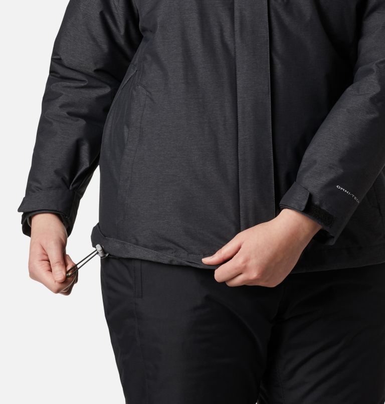 Thumbnail: Women's Whirlibird IV Interchange Jacket - Plus Size, Color: Black Crossdye, image 8