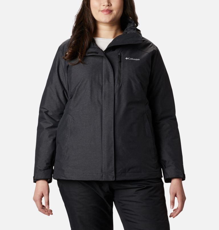Thumbnail: Women's Whirlibird IV Interchange Jacket - Plus Size, Color: Black Crossdye, image 1