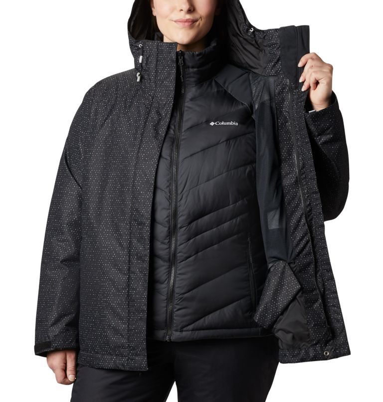 Manteau Interchange Whirlibird IV Femme - Grandes tailles, Color: Black Sparkler Print, image 5