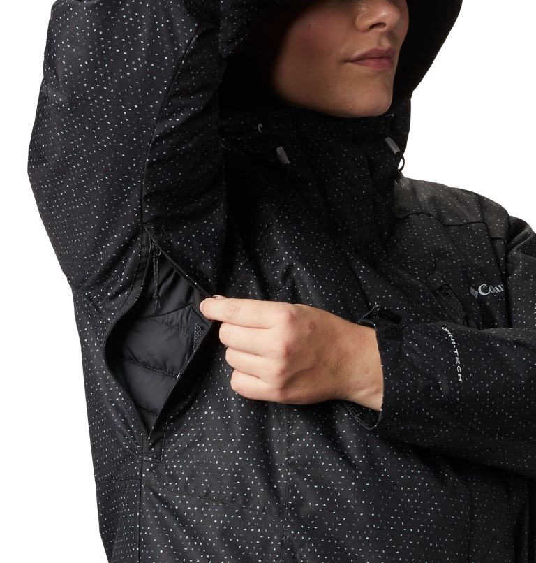 Manteau Interchange Whirlibird IV Femme - Grandes tailles, Color: Black Sparkler Print, image 8