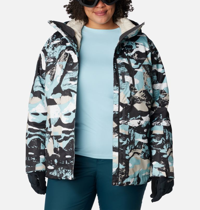 Women's Whirlibird IV Interchange Jacket - Plus Size, Color: Shark Geoglacial Print, image 12