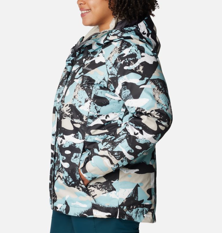 Women's Whirlibird IV Interchange Jacket - Plus Size, Color: Shark Geoglacial Print, image 3