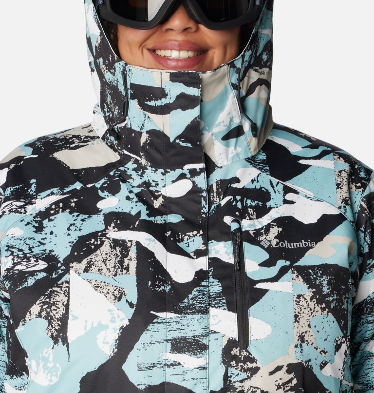 Thumbnail: Women's Whirlibird IV Interchange Jacket - Plus Size, Color: Shark Geoglacial Print, image 4