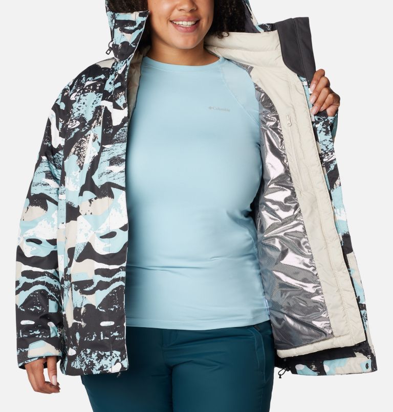 Women's Whirlibird IV Interchange Jacket - Plus Size, Color: Shark Geoglacial Print, image 5