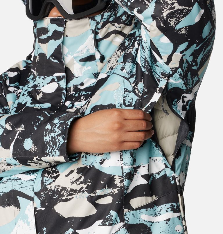 Thumbnail: Women's Whirlibird IV Interchange Jacket - Plus Size, Color: Shark Geoglacial Print, image 7
