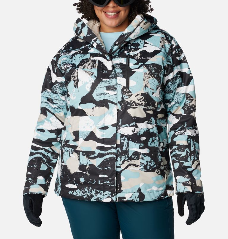 Thumbnail: Women's Whirlibird IV Interchange Jacket - Plus Size, Color: Shark Geoglacial Print, image 1