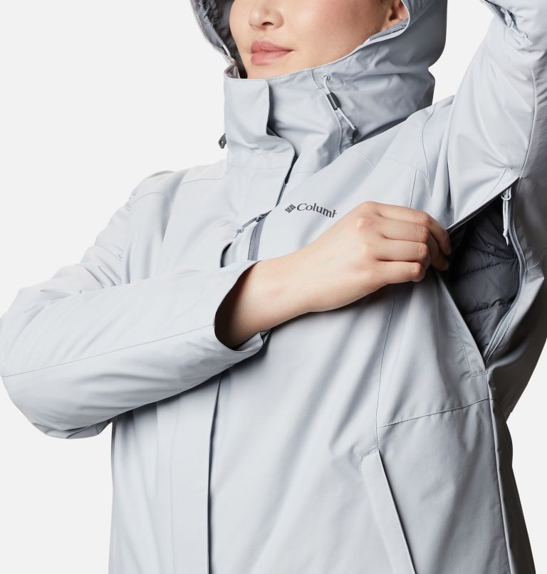 Women's Whirlibird IV Interchange Jacket - Plus Size, Color: Cirrus Grey Crossdye, image 6