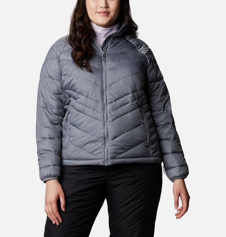 Thumbnail: Women's Whirlibird IV Interchange Jacket - Plus Size, Color: Cirrus Grey Crossdye, image 9