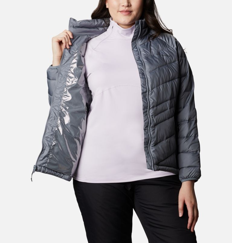 Women's Whirlibird IV Interchange Jacket - Plus Size, Color: Cirrus Grey Crossdye, image 11