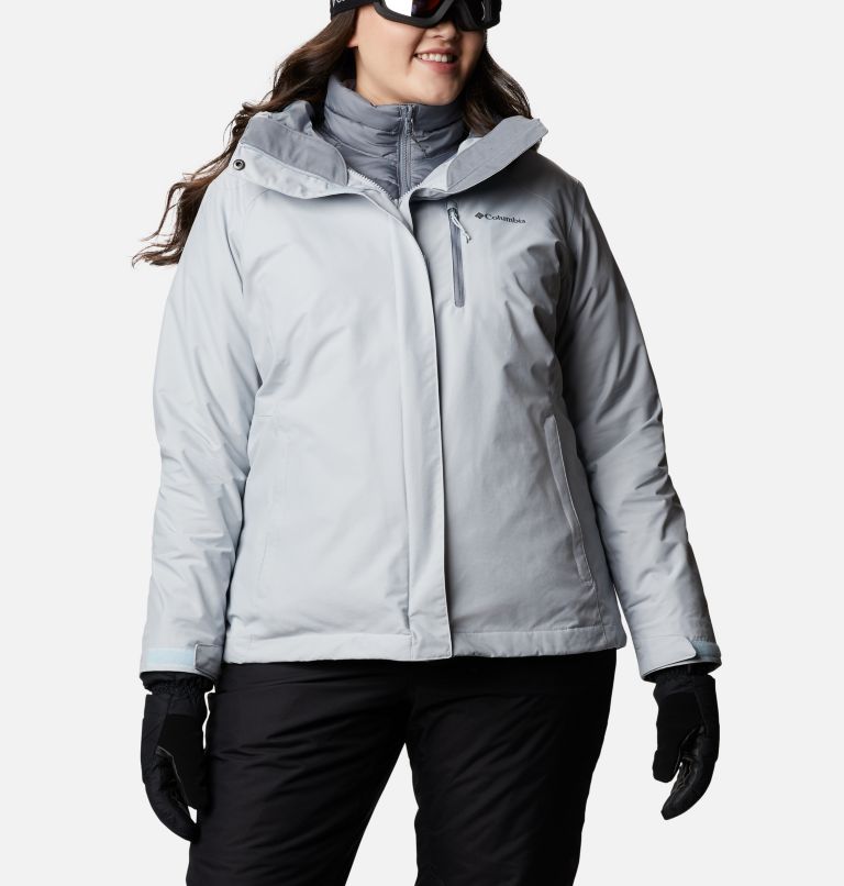 Thumbnail: Women's Whirlibird IV Interchange Jacket - Plus Size, Color: Cirrus Grey Crossdye, image 1
