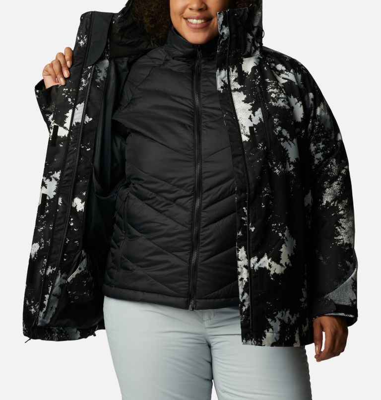 Women's Whirlibird IV Interchange Jacket - Plus Size, Color: White Lookup Print, image 7