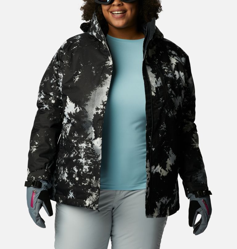 Thumbnail: Women's Whirlibird IV Interchange Jacket - Plus Size, Color: White Lookup Print, image 11