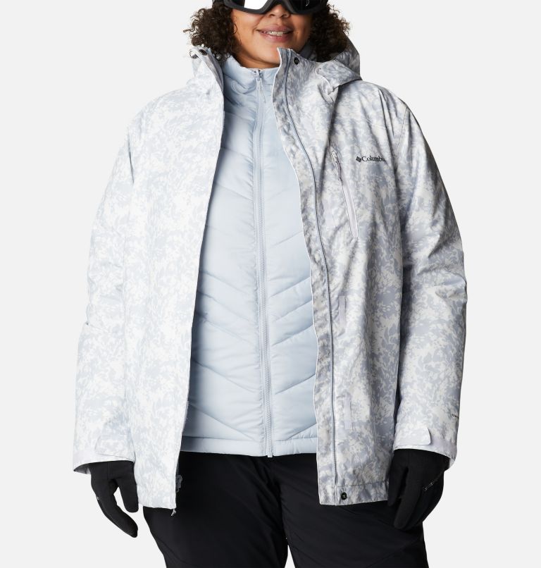 Women's Whirlibird IV Interchange Jacket - Plus Size, Color: White Florescence Print, image 13