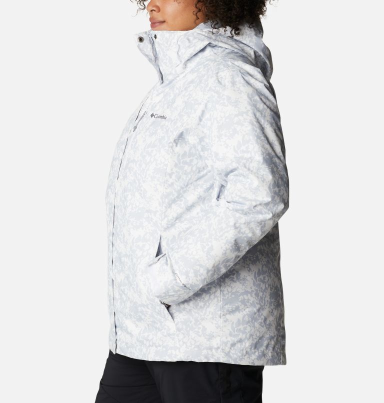 Women's Whirlibird IV Interchange Jacket - Plus Size, Color: White Florescence Print, image 3