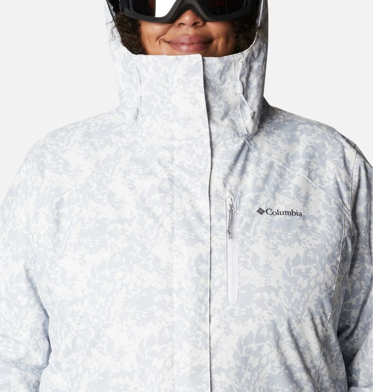 Women's Whirlibird IV Interchange Jacket - Plus Size, Color: White Florescence Print, image 4