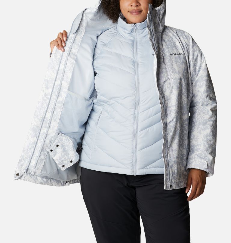 Women's Whirlibird IV Interchange Jacket - Plus Size, Color: White Florescence Print, image 5