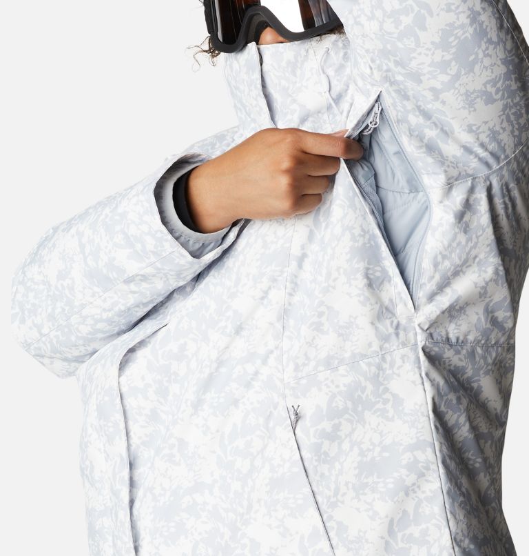 Women's Whirlibird IV Interchange Jacket - Plus Size, Color: White Florescence Print, image 6