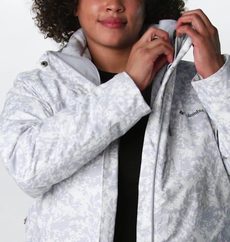 Women's Whirlibird IV Interchange Jacket - Plus Size, Color: White Florescence Print