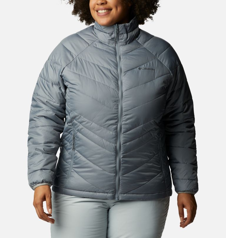 Thumbnail: Women's Whirlibird IV Interchange Jacket - Plus Size, Color: White Terrain Print, image 12