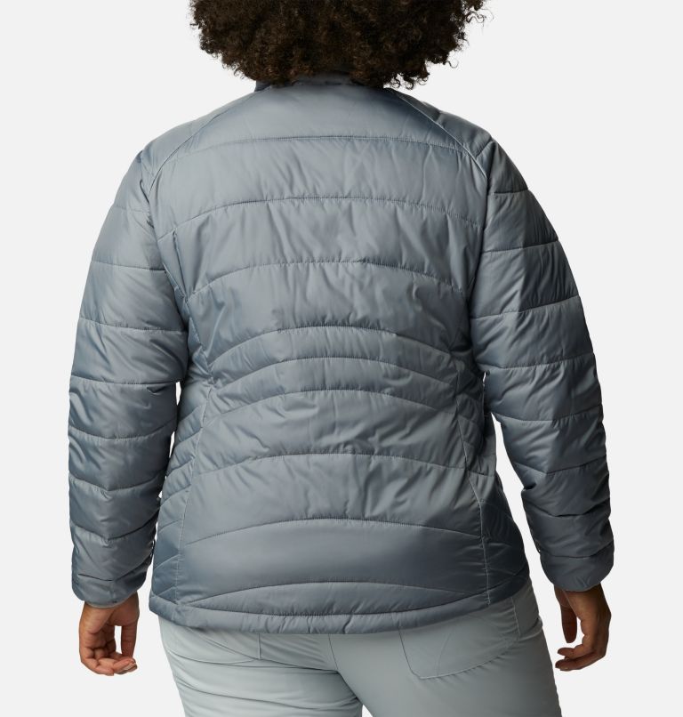 Thumbnail: Women's Whirlibird IV Interchange Jacket - Plus Size, Color: White Terrain Print, image 13