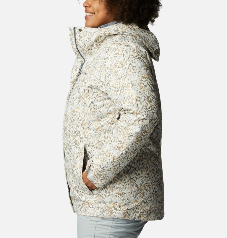 Women's Whirlibird IV Interchange Jacket - Plus Size, Color: White Terrain Print, image 3