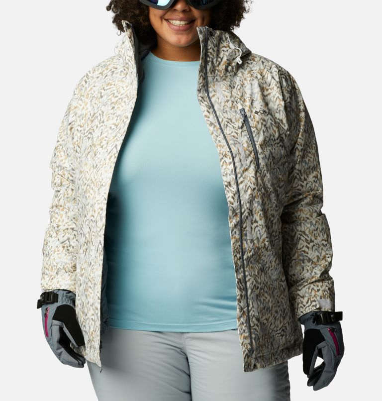 Women's Whirlibird IV Interchange Jacket - Plus Size, Color: White Terrain Print, image 11