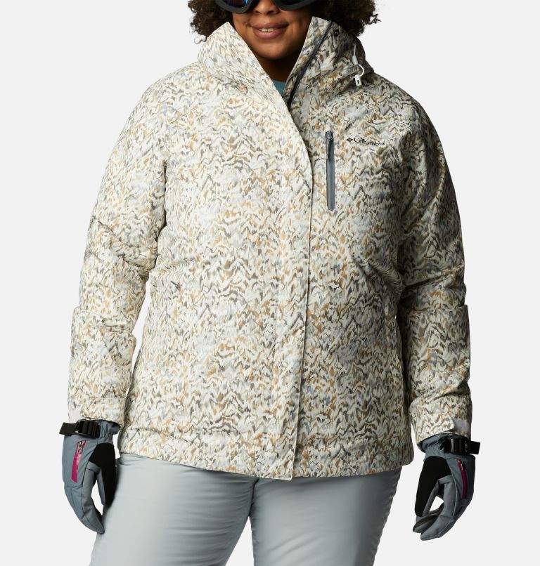 Women's Whirlibird IV Interchange Jacket - Plus Size, Color: White Terrain Print, image 1