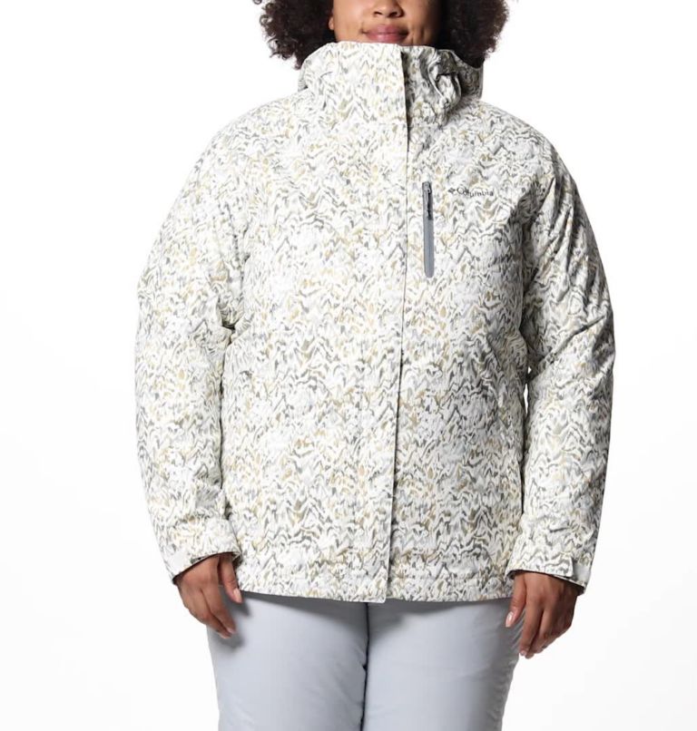 Women's Whirlibird IV Interchange Jacket - Plus Size, Color: White Terrain Print
