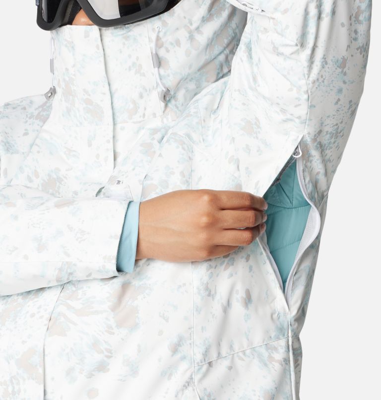 Thumbnail: Women's Whirlibird IV Interchange Jacket - Plus Size, Color: White Flurries Print, image 7