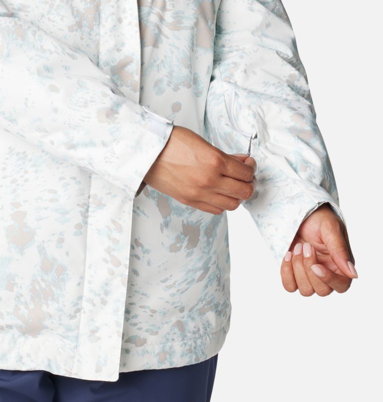 Women's Whirlibird IV Interchange Jacket - Plus Size, Color: White Flurries Print, image 8