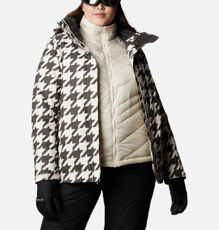 Women's Whirlibird IV Interchange Jacket - Plus Size, Color: Chalk Houndstooth Print, image 12