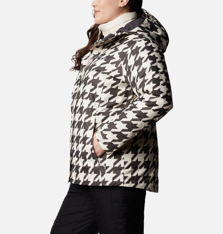Women's Whirlibird IV Interchange Jacket - Plus Size, Color: Chalk Houndstooth Print, image 3