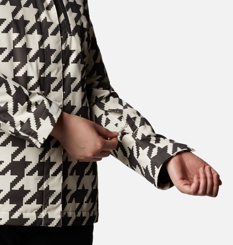 Women's Whirlibird IV Interchange Jacket - Plus Size, Color: Chalk Houndstooth Print, image 7