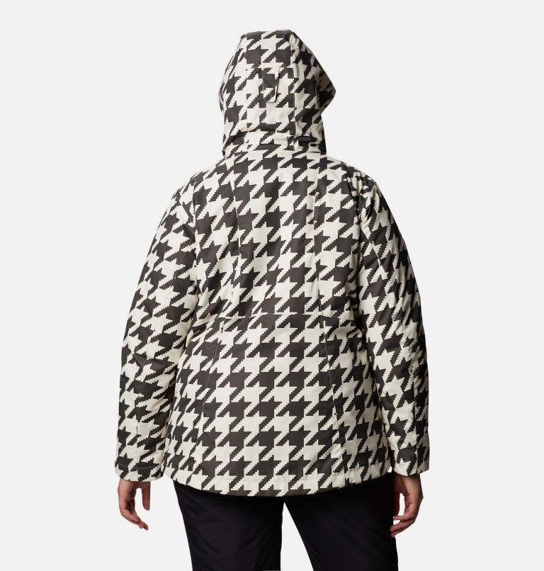 Women's Whirlibird IV Interchange Jacket - Plus Size, Color: Chalk Houndstooth Print, image 2