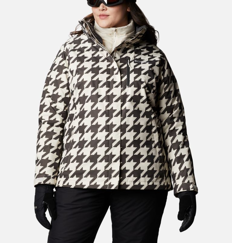 Women's Whirlibird IV Interchange Jacket - Plus Size, Color: Chalk Houndstooth Print, image 1