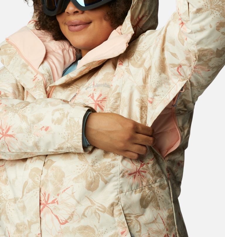 Thumbnail: Women's Whirlibird IV Interchange Jacket - Plus Size, Color: Chalk Aurelian Print, image 8