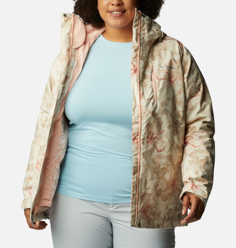 Thumbnail: Women's Whirlibird IV Interchange Jacket - Plus Size, Color: Chalk Aurelian Print, image 11