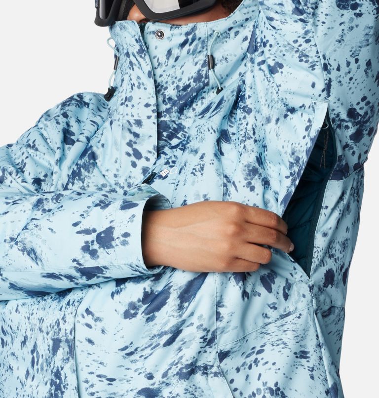 Whirlibird IV Interchange Jacket | 321 | 2X, Color: Aqua Haze Flurries Print, image 7