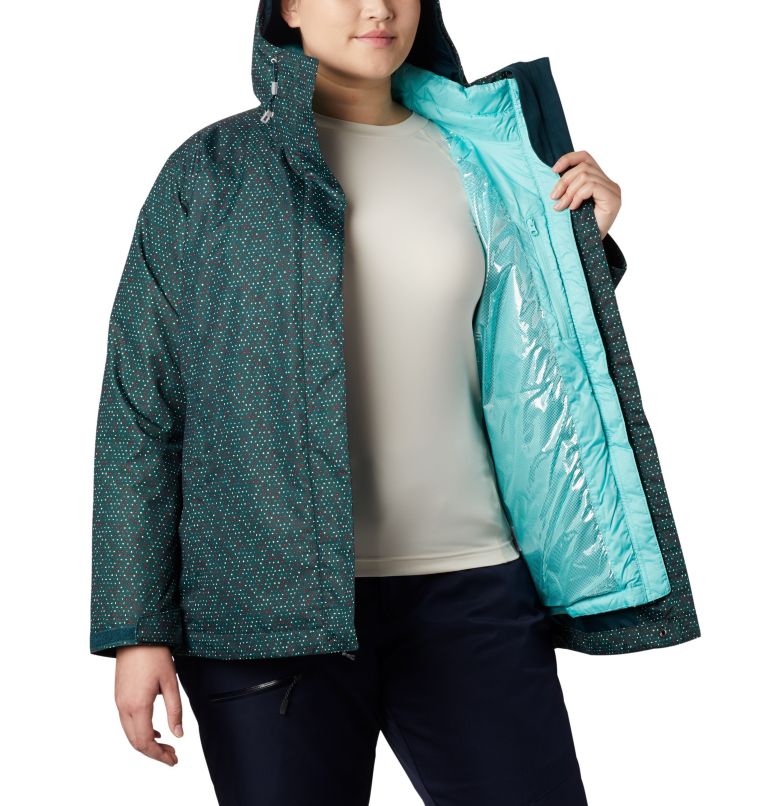Manteau Interchange Whirlibird IV Femme - Grandes tailles, Color: Dark Seas Sparkler Print, image 6