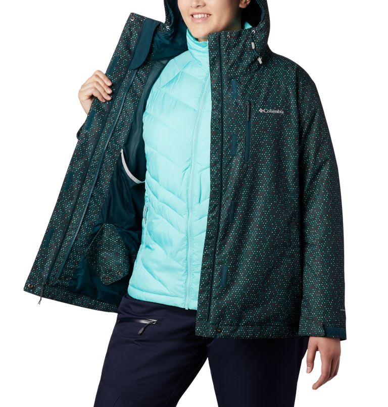 Manteau Interchange Whirlibird IV Femme - Grandes tailles, Color: Dark Seas Sparkler Print, image 7