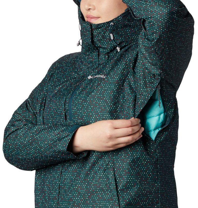 Manteau Interchange Whirlibird IV Femme - Grandes tailles, Color: Dark Seas Sparkler Print, image 9