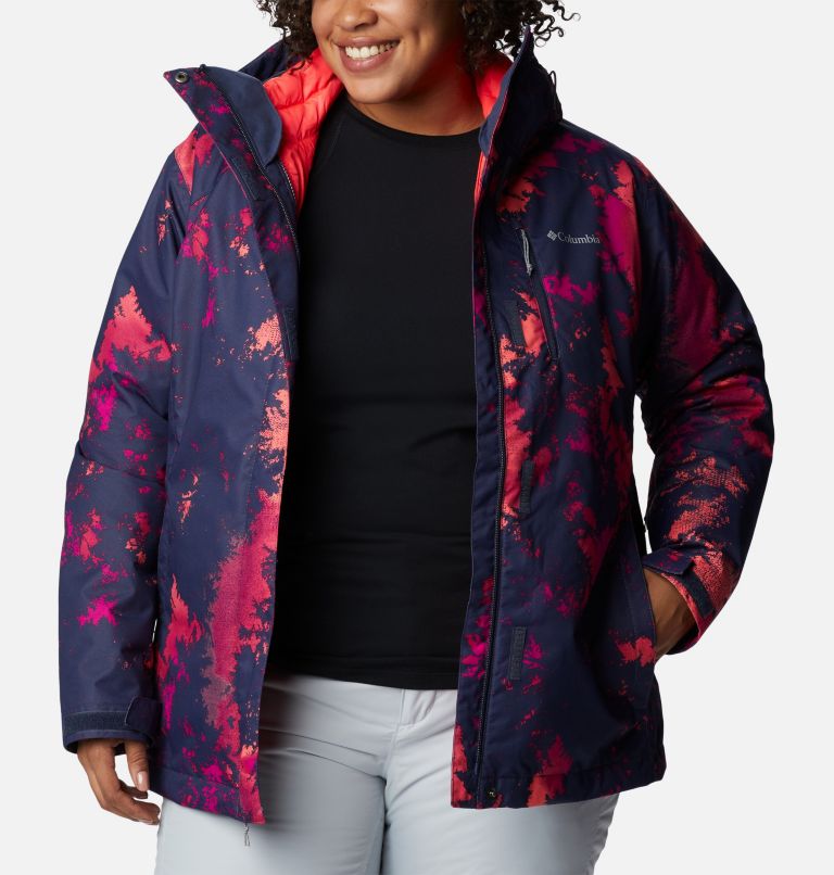 Women's Whirlibird IV Interchange Jacket - Plus Size, Color: Nocturnal Lookup Print, image 12