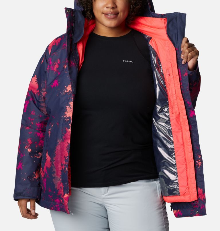 Thumbnail: Women's Whirlibird IV Interchange Jacket - Plus Size, Color: Nocturnal Lookup Print, image 5