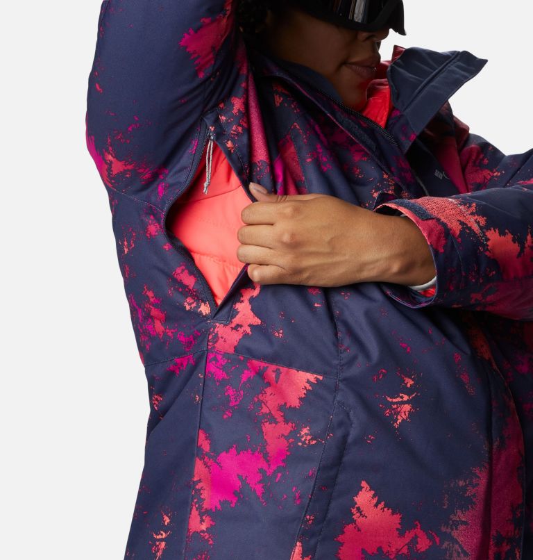 Thumbnail: Women's Whirlibird IV Interchange Jacket - Plus Size, Color: Nocturnal Lookup Print, image 6