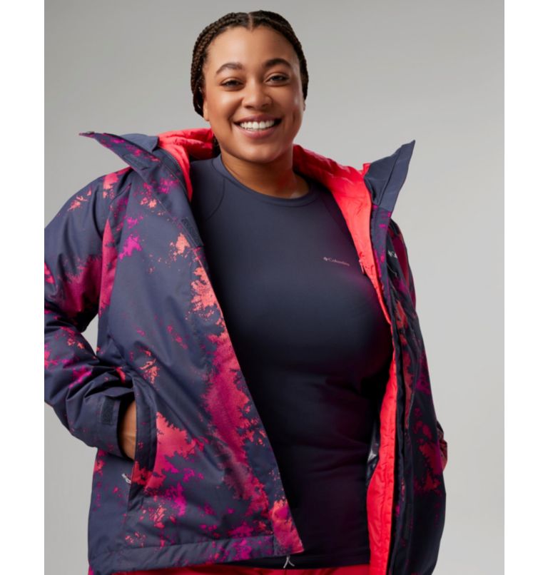 Thumbnail: Women's Whirlibird IV Interchange Jacket - Plus Size, Color: Nocturnal Lookup Print, image 13