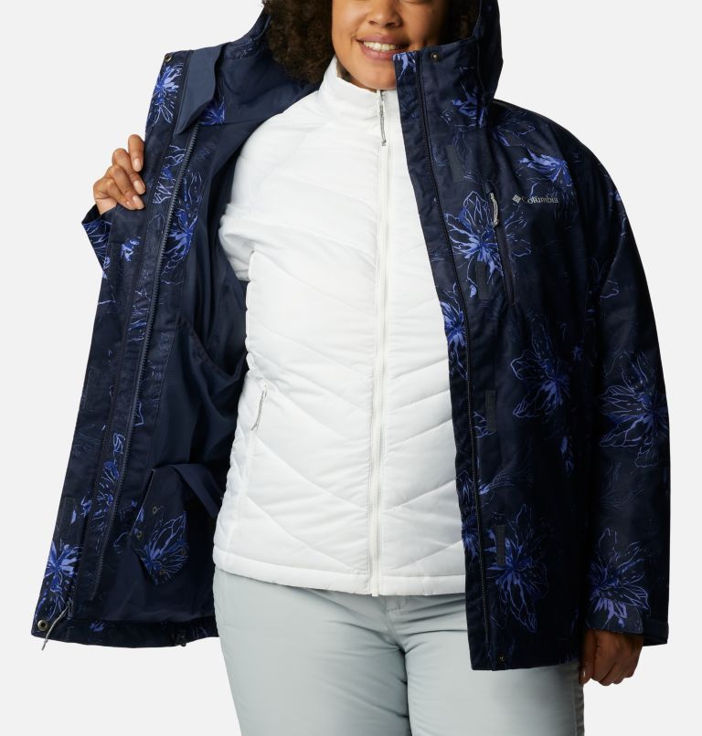 Women's Whirlibird IV Interchange Jacket - Plus Size, Color: Nocturnal Aurelian Print, image 7