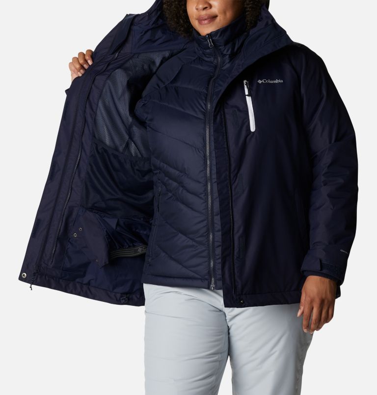 Thumbnail: Women's Whirlibird IV Interchange Jacket - Plus Size, Color: Dark Nocturnal, image 6