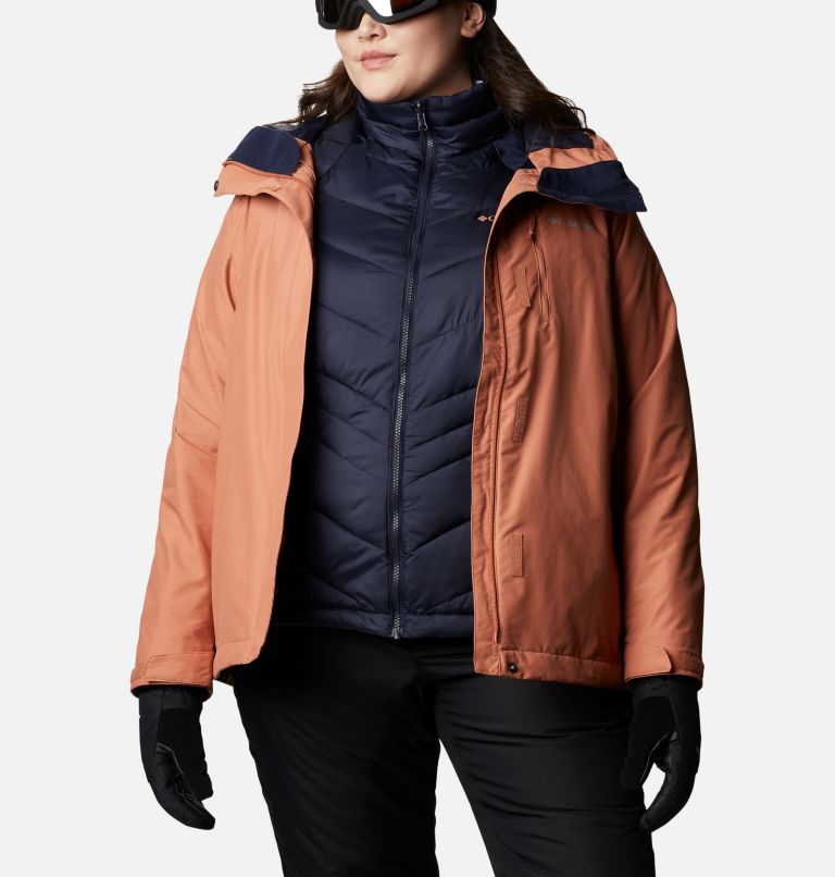 Women's Whirlibird IV Interchange Jacket - Plus Size, Color: Nova Pink Crossdye, image 12