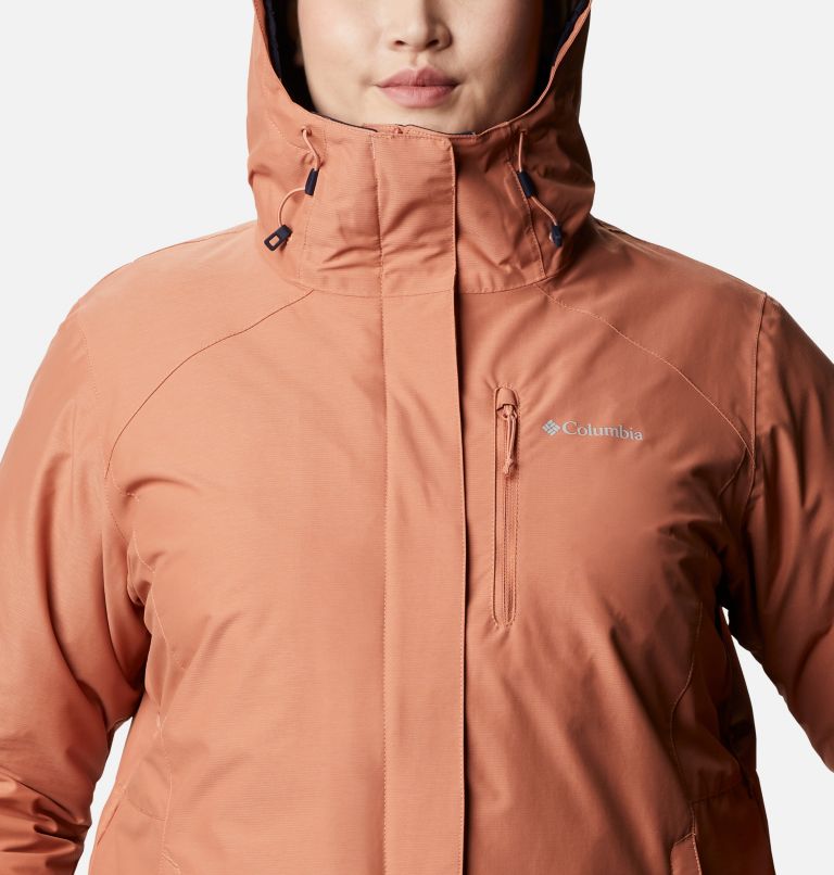Women's Whirlibird IV Interchange Jacket - Plus Size, Color: Nova Pink Crossdye, image 4