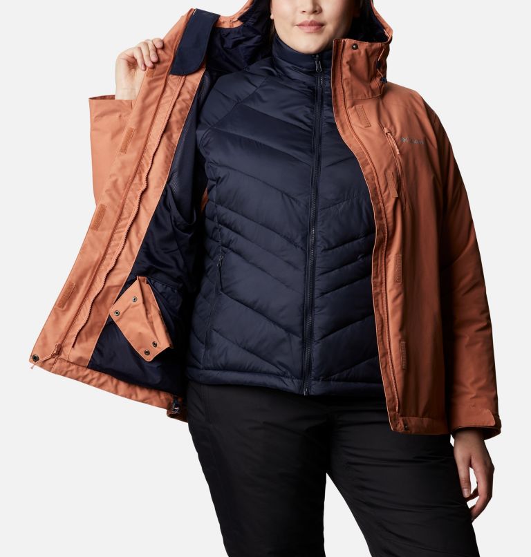 Women's Whirlibird IV Interchange Jacket - Plus Size, Color: Nova Pink Crossdye, image 5